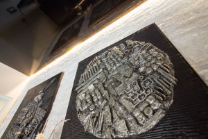Kunst an der Wand, Spanndecke an der Decke