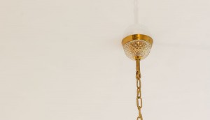 Detail exklusives Ambiente Spanndecke